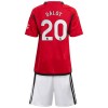 Goedkope Manchester United Dalot 20 Kids Thuistenue 2023-24